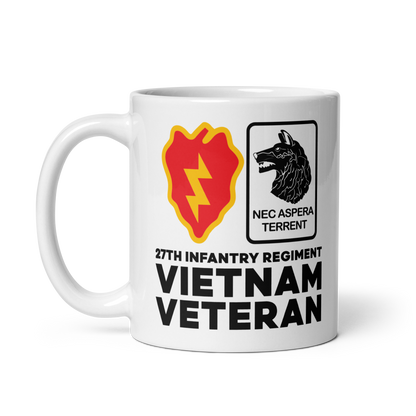 25th Infantry Division, 27th Infantry Regiment Vietnam Veteran 11oz Ceramic Mug